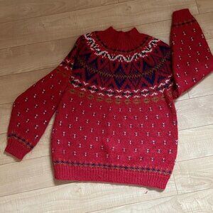 VTG Northern Isle Fait Isle Knit Mohair Blend Size M​​​
